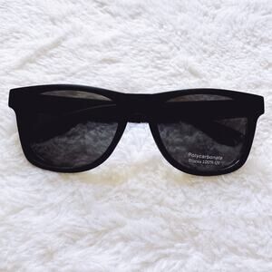 Luke Matte Black Polycarbonate Sunglasses
